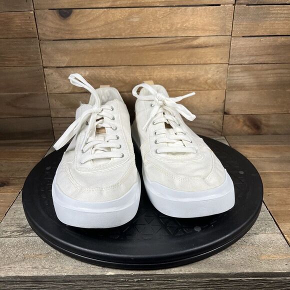 Cole Haan Women's Size 7.5 B Grandpro Rally Ivory White Canvas Court Sneakers - Picture 2 of 11